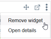 Remove Widget Menu Item