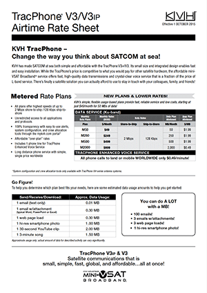 TracPhone V3-IP Rate Sheet